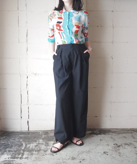 Tropical Pattern S/S Shirt WHLBL