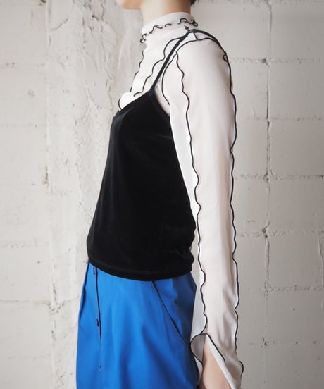 Velour Camisole BK