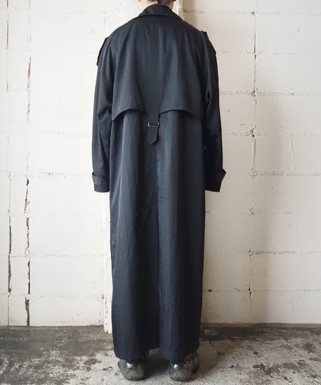 Nylon Trench Coat BK