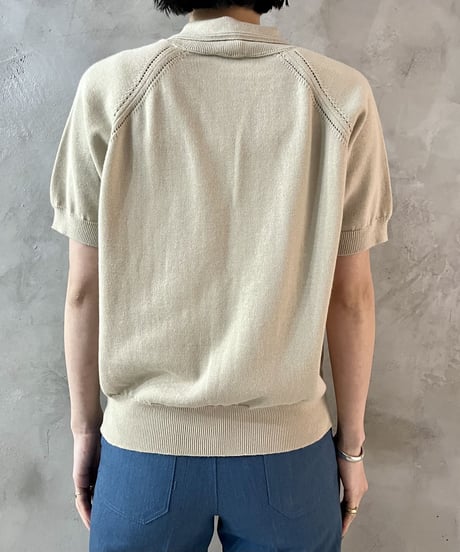 Zip Polo S/S Knit BE