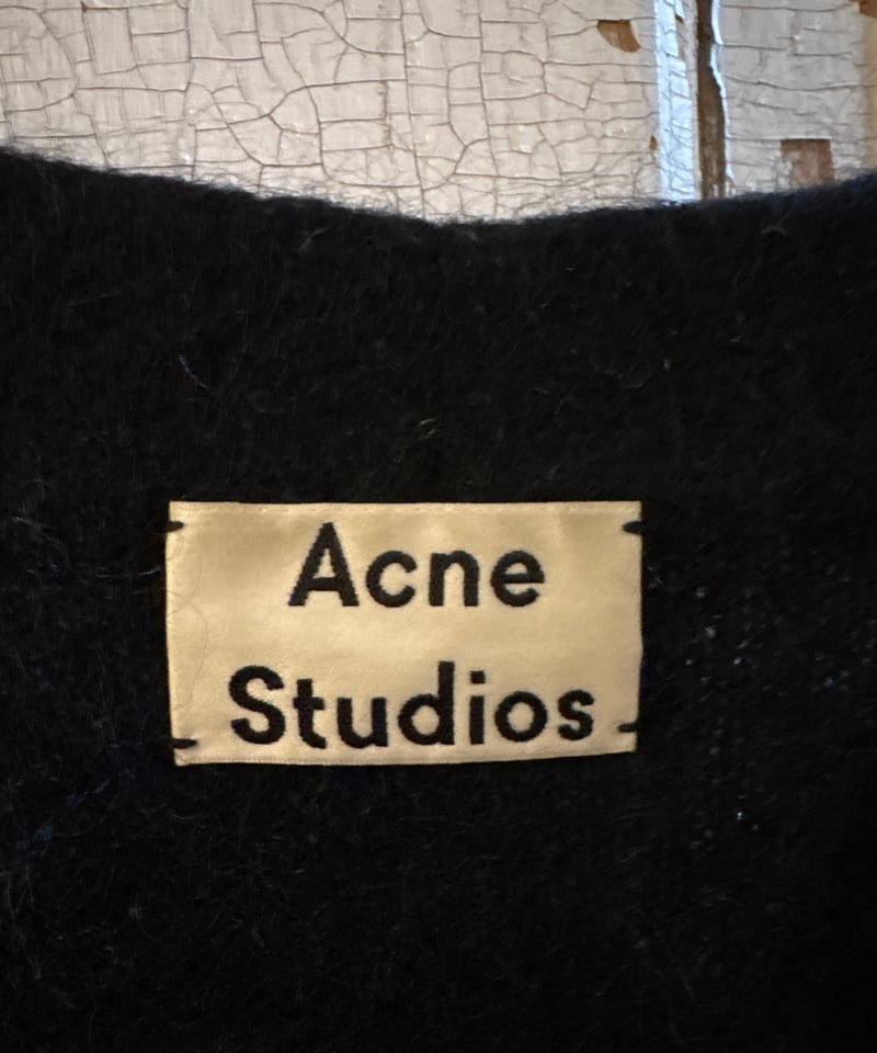 Acne Studios Vneck Mohair Knit BK | Orfeo