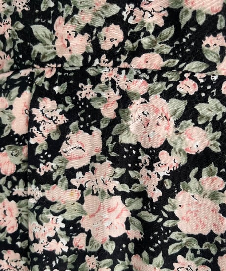 Back Ribbon Flower Pattern Dress BKPI