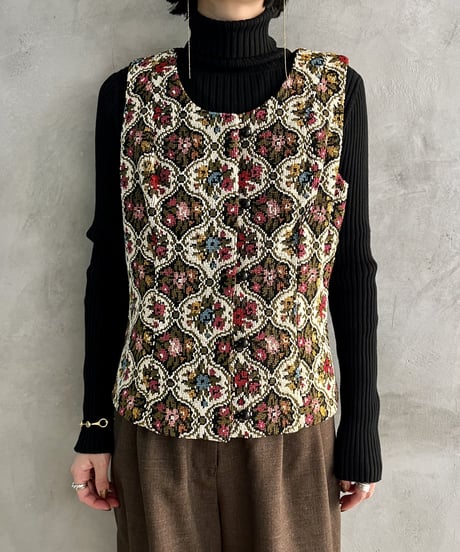 Flower Pattern Goblin Vest KAPI