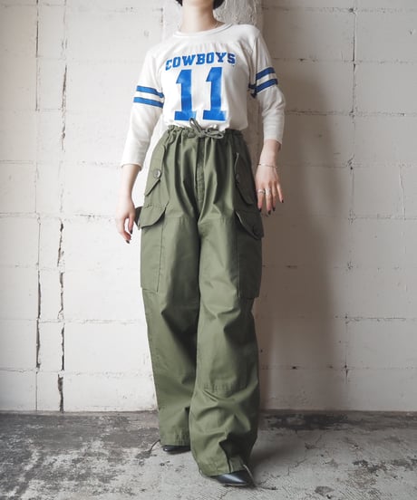1980's COWBOYS "11" Football Tee WH BL