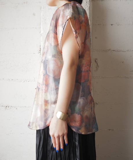 Sheer Flower Tops BKOR