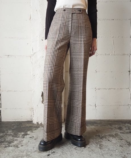 Check  Flared Pants  BRBE