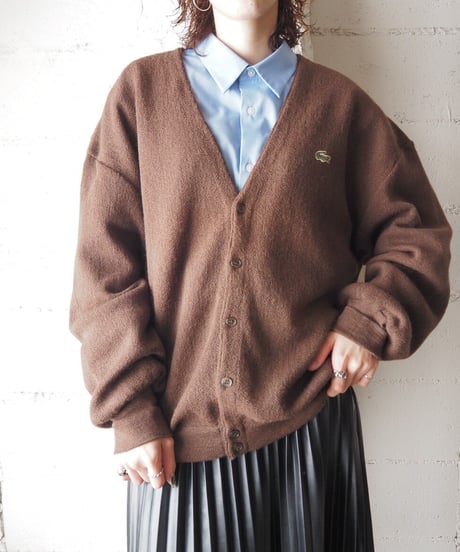LACOSTE Vneck Cardigan BR