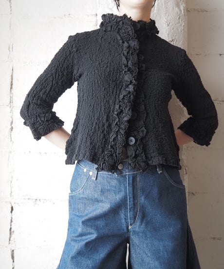 me ISSEY MIYAKE Gather Jacket BK
