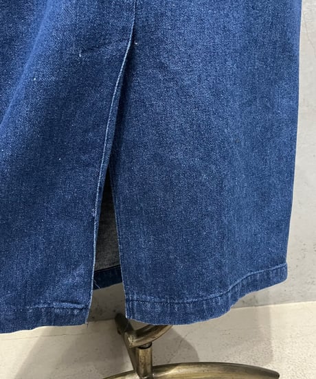 Denim Tuck Tight Skirt BL