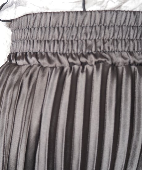 Accordion Pleats Skirt BK