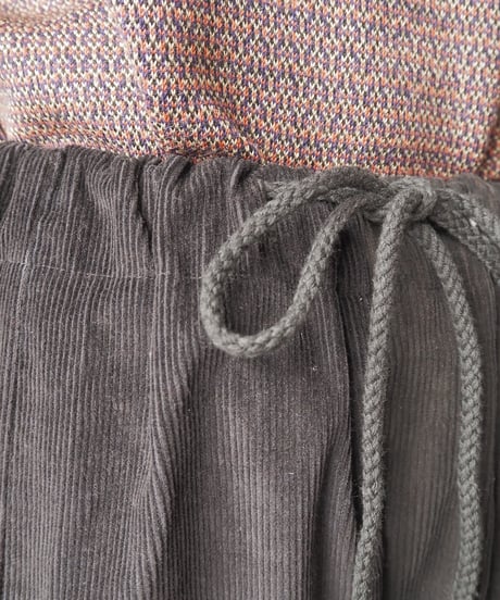 Remake Corduroy Wide Easy BK