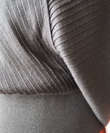 Half Sleeve Dolman Knit BK