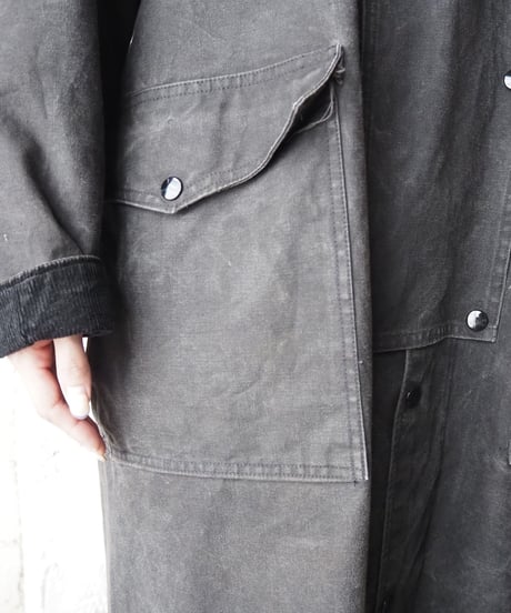 Corduroy Collar Western Coat BK