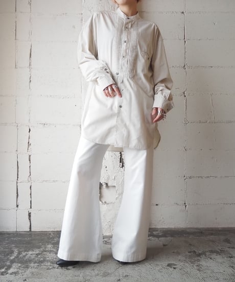 Band Collar Cotton Shirts IV