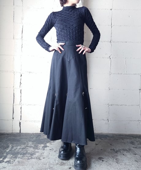 Concho Design Mermaid Skirt BK