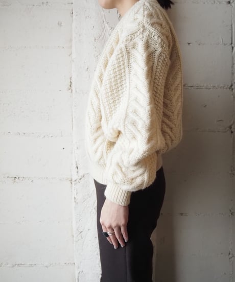 Volume Sleeve Fisherman Knit IV