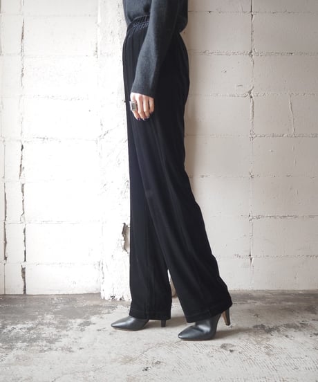 Velour Easy Pants BK