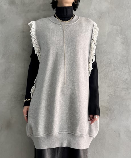 Orfeo Original Remake Fringe No Sleeve Sweat  GRWH