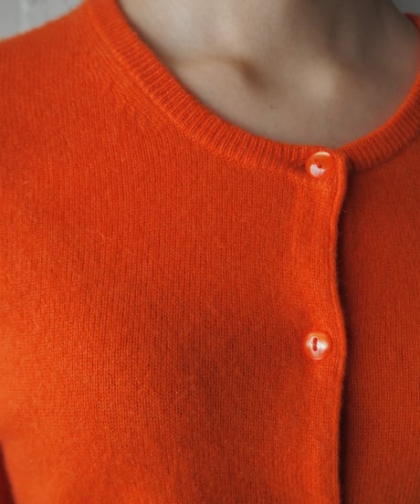 Cashmere Crew Neck Cardigan OR