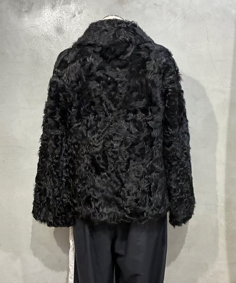 Max Mara Lamb Fur Jacket BK