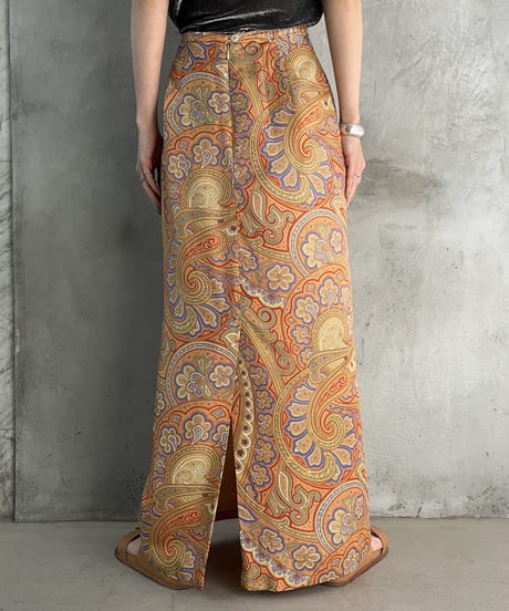 Paisley Pattern Psychedelic Tight Skirt BEOR