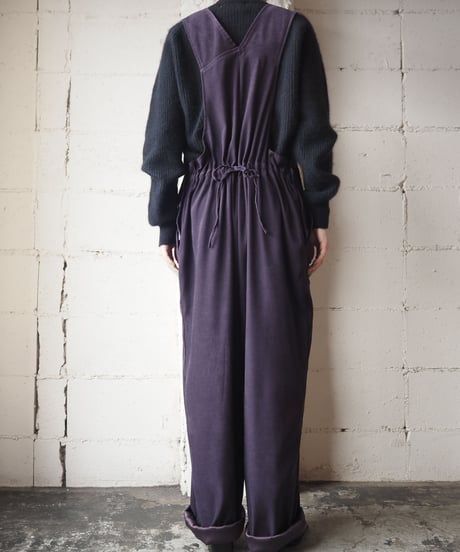 Fake Suede Overall PUR