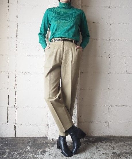 Cotton Tuck Pants BE