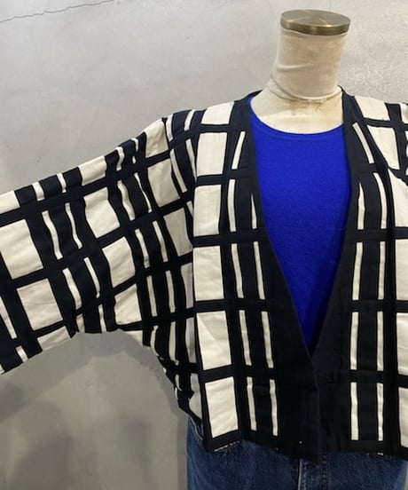Remake Check Pattern Jacket BKWH