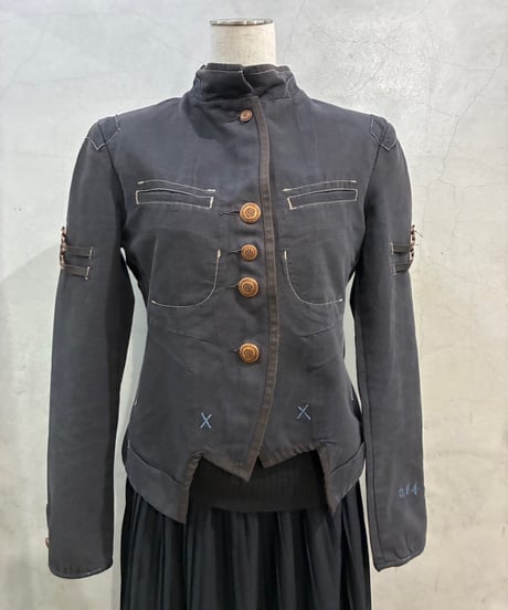 Marithé + François Girbaud Stand Collar Design Jacket BK