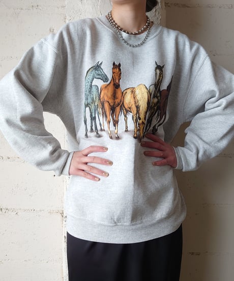 Horse Print Sweat GR