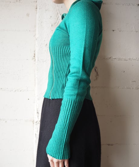 Asymmetric Zip Sweater GN