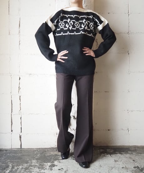 Monochrome Design Knit