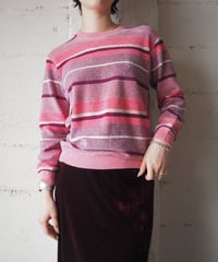 1970's Vintage Pile Sweatshirt PI PUR WH