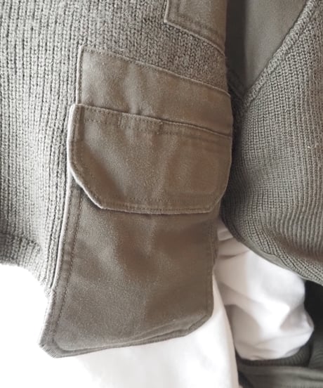 REMAKE Command Pocket Short Sweater KA