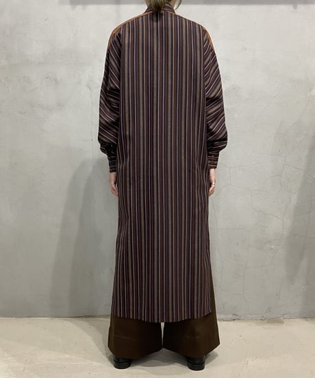 Leather Shoulder Stripe Dress BR