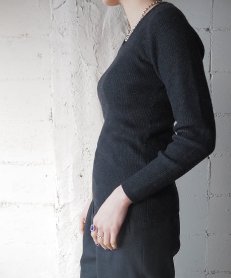 KENZO Crew Neck Rib Knit DGR
