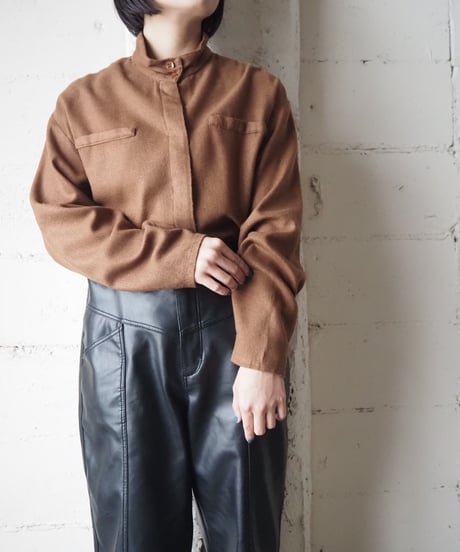Stand Collar Blouse BR