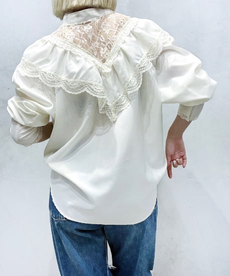 California Connection Frill Lace Blouse IV
