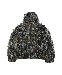 Sheer × Camouflage Zipup Hoodie KA