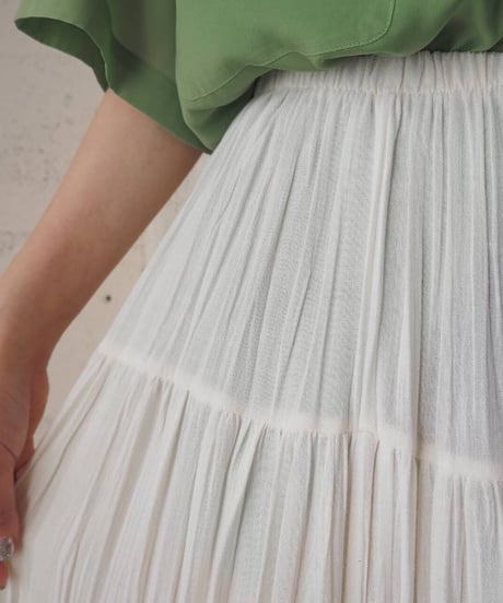 1990's Tiered Easy Skirt WH