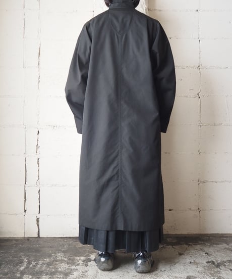 Stand Collar Double Breasted Coat BK