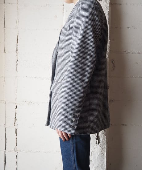 A.P.C. Houndstooth Pattern Jacket BKWH