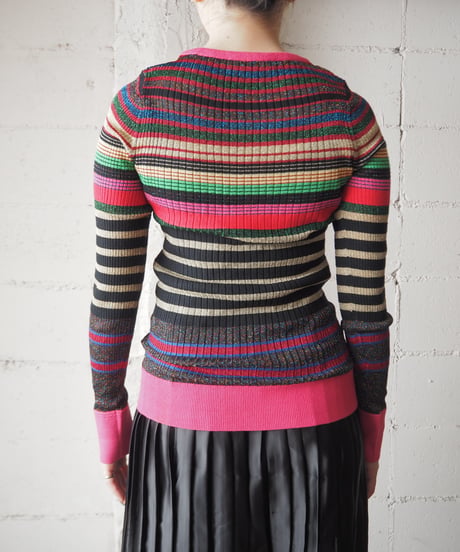 Multi Color Stripe Knit PIGO