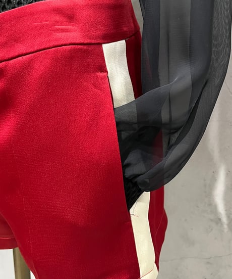 RED VALENTINO Satin Line Shorts REIV