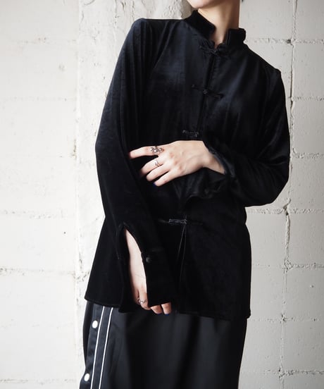 Velour China Shirt BK