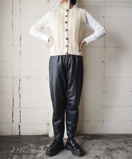 Crew Neck Fisherman Vest IV