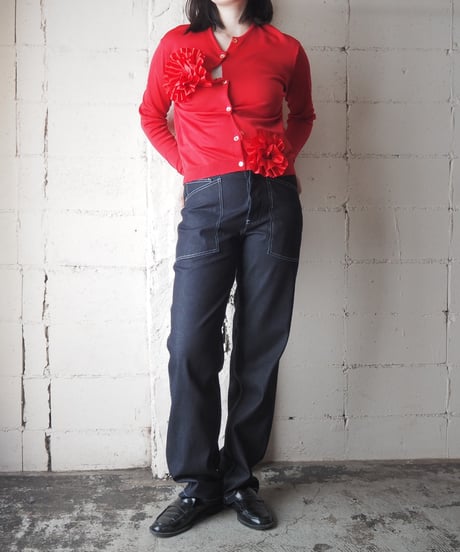 REMAKE Frilled Flower Cardigan RE