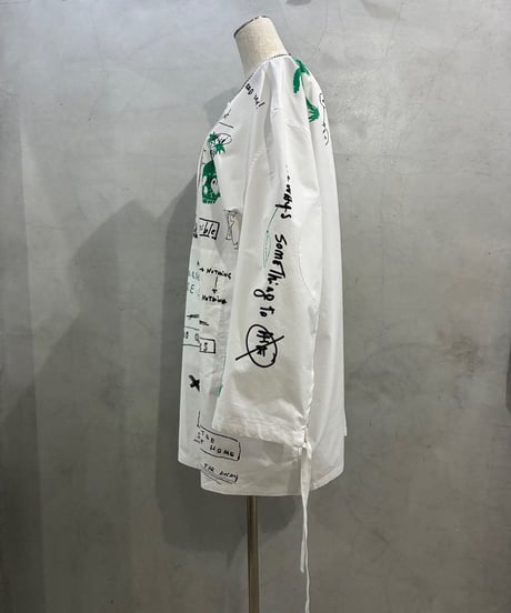 DIESEL Scribble Graphics Smock Dress WH