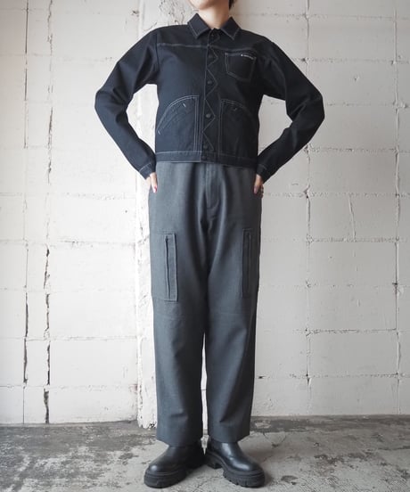 SideZip Pocket Drawsting Pants GR