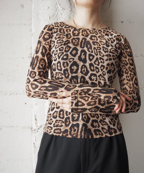 Leopard Sheer Cutsewn BE BR
